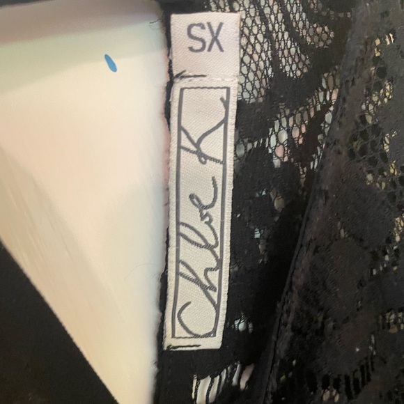 Black Lace Tank Top - Picture 5 of 5